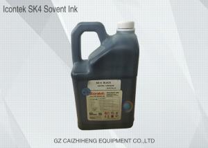 Quality Water Resist Odorless Solvent Printing Ink , Icontek SK4 High Fluidity Color Printer Ink wholesale