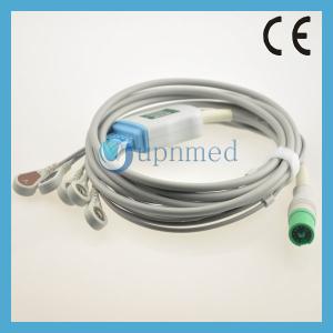Quality Fukuda One piece 5-lead ECG Cable with leadwires wholesale