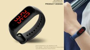 Quality Intelligent Heart Rate Monitor GPS Temperature Measuring Bracelet wholesale