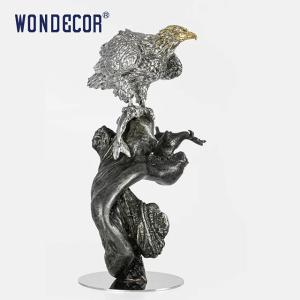 Quality Heavy Weight Stainless Steel Animal Sculpture Customized Cast Metal Art 3D wholesale