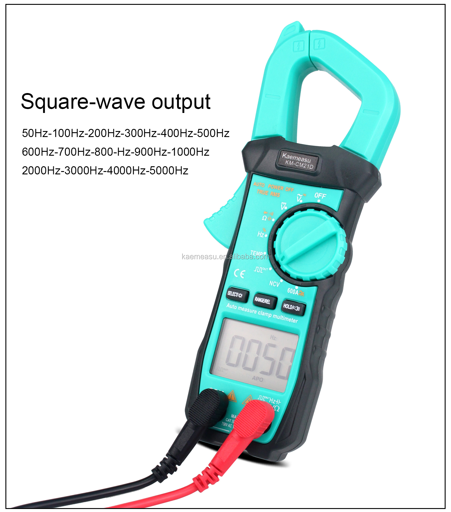 Portable Digital Multimeter With Voltage Detector And Clamp Measuring Resistance Range 600Ω/6kΩ/60kΩ/600kΩ/6MΩ/40MΩ