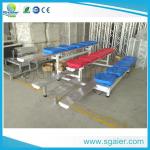 Portable Gym Aluminum Stadium Bleachers With Wheels Training Centre Use