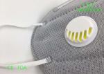 Single Headband FFP2 Face Mask Spunbond Fabric Ffp2 Dust Mask Grey