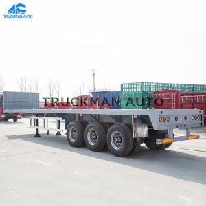 Quality 40 Feet 3 Axles Flatbed Container Semi Trailer wholesale