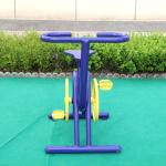 960mm Outdoor Leg Press Machine , Staticproof Outdoor Park Workout Equipment