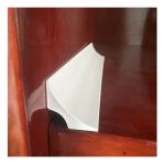 Floor Accessories PVC Cove Former Wedge Fillet in White Color 15x15mm 20x20mm