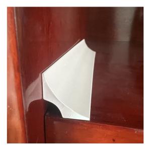 Quality Customize Length PVC Cove Former Wedge Fillet in White Color 15x15mm 20x20mm 38x38mm wholesale