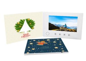 Quality Digital Booklet Wedding Invitation Video Card A5 7 Inch Rechargeable Lithium Battery wholesale