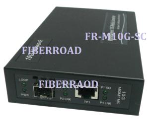Quality Management Media Converter Support WEB With XFP To Copper wholesale
