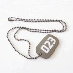 China Supplier Wholesale OEM Steel Military Custom Logo Dog Tags