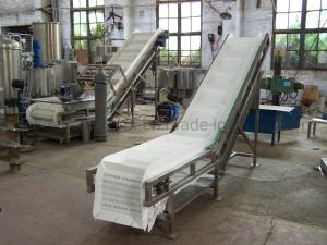 Quality Electric Motor Incline PU Belt Conveyor for Washing Food wholesale