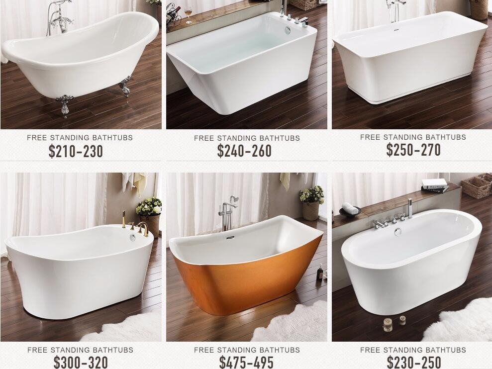 China good design luxury freestanding bathtub A16