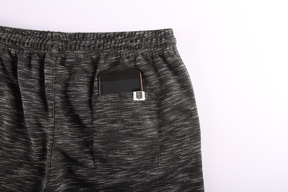 3 Colors 60% Cotton 40% Polyester Casual Knit Board Shorts For Men
