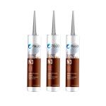 Waterproof Weather Resistant Neutral Silicone Adhesive 300ml Black for Home