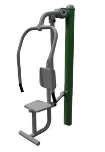 Quality outdoor crane body weight sports fitness equipment galvanized steel chest press wholesale