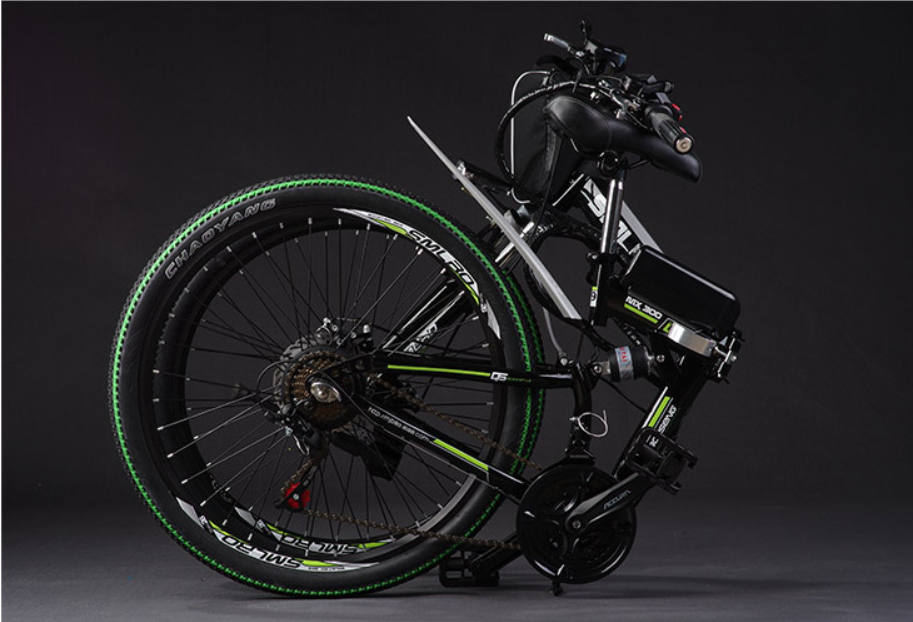 31MPH 26 Inch Folding Electric Bike With 1000W Rear Hub Motor