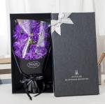 Custom Logo Packaging Gift Red Roses Colored Flower Soap Gift Box for Valentine
