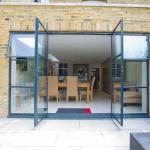 Hollow Double Glass Aluminum Hinged Door Wind Resistance Sun Room