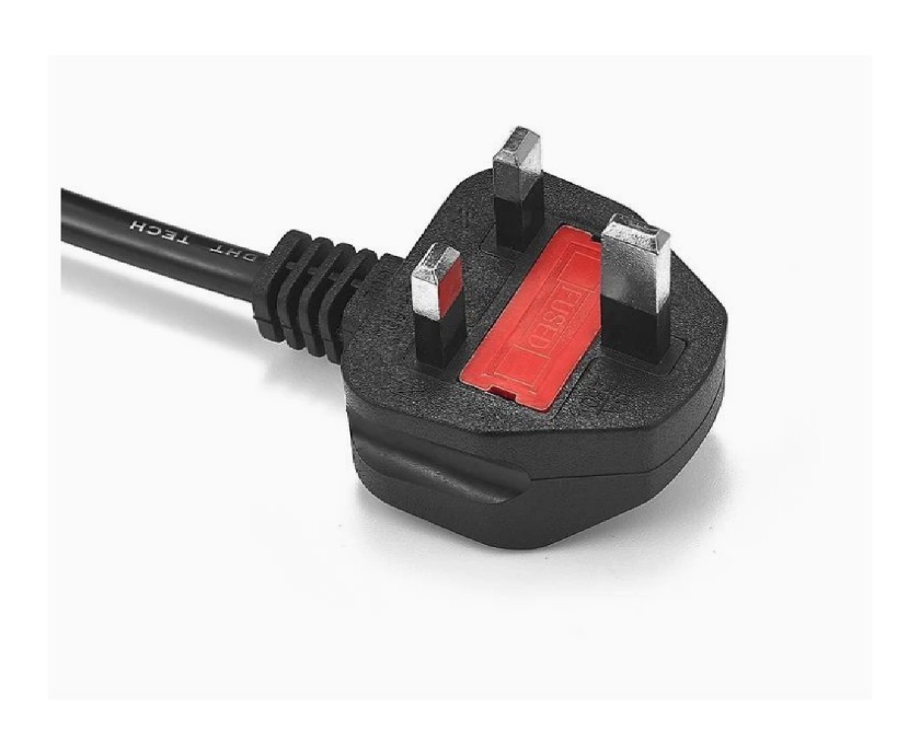 3 Prong ASTA Power Cable AC UK Laptop Power Cord For Computer Charger