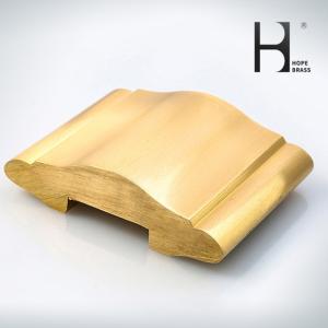 Quality 55% Cu Content Copper Extrusion Brass Handrail Decorate Home Stair Copper Alloy Brass Extrusions Profiles wholesale