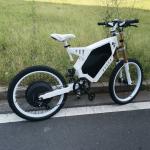 75km/h Fast 3000w Electric Motorcycle 72v with 20AH Lithium Battery