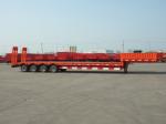2/3/4 Axles Lowbed Semi Trailer with Mechanical Suspension Air Suspension