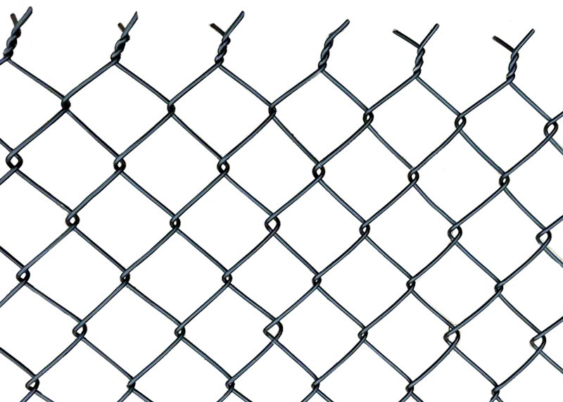 1.8x3m Diamond Wire Mesh Fence , Double Chain Link Fence Simple Torsion