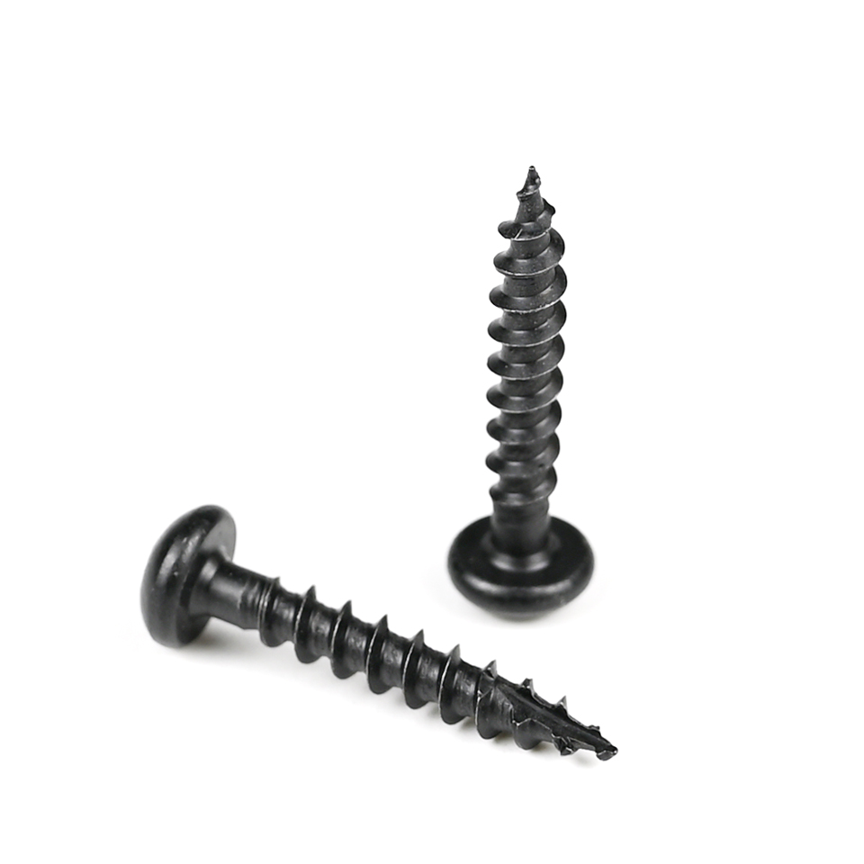 100% QC Tested 20mm Black Galvanized Chipboard Screws for Wooden Floors Torx Drive