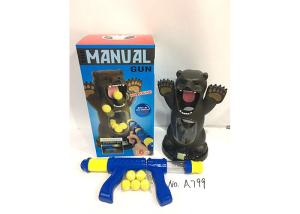 Quality Boys Playing Funny Pump Shooting Blaster Toy Gun with 5Pcs Soft Foam Ball wholesale