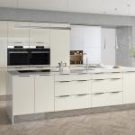 Customized Veneer Color Lacquer Painting Modern Kitchen Cabinets from Villa