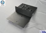 SPCC Electrical Box Door Sheet Metal Brackets Textured Black Powder Coating 1