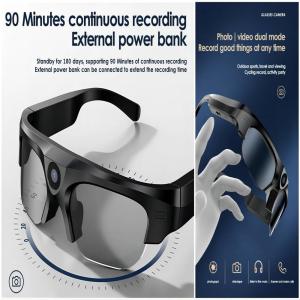 Quality 4K Bluetooth Video Camera Sunglasses For Fishing, Skydiving, Skiing wholesale
