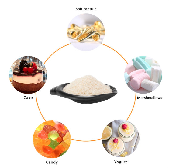 Neutral Smell Beef Gelatin Is Halal Beef Gelatin Powder Good Transparency