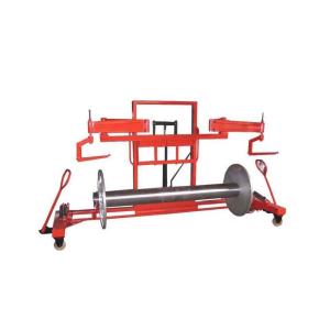 Quality 0.25kw Four Wheel Warp Beam Trolley Red Beam Lifting Trolley wholesale