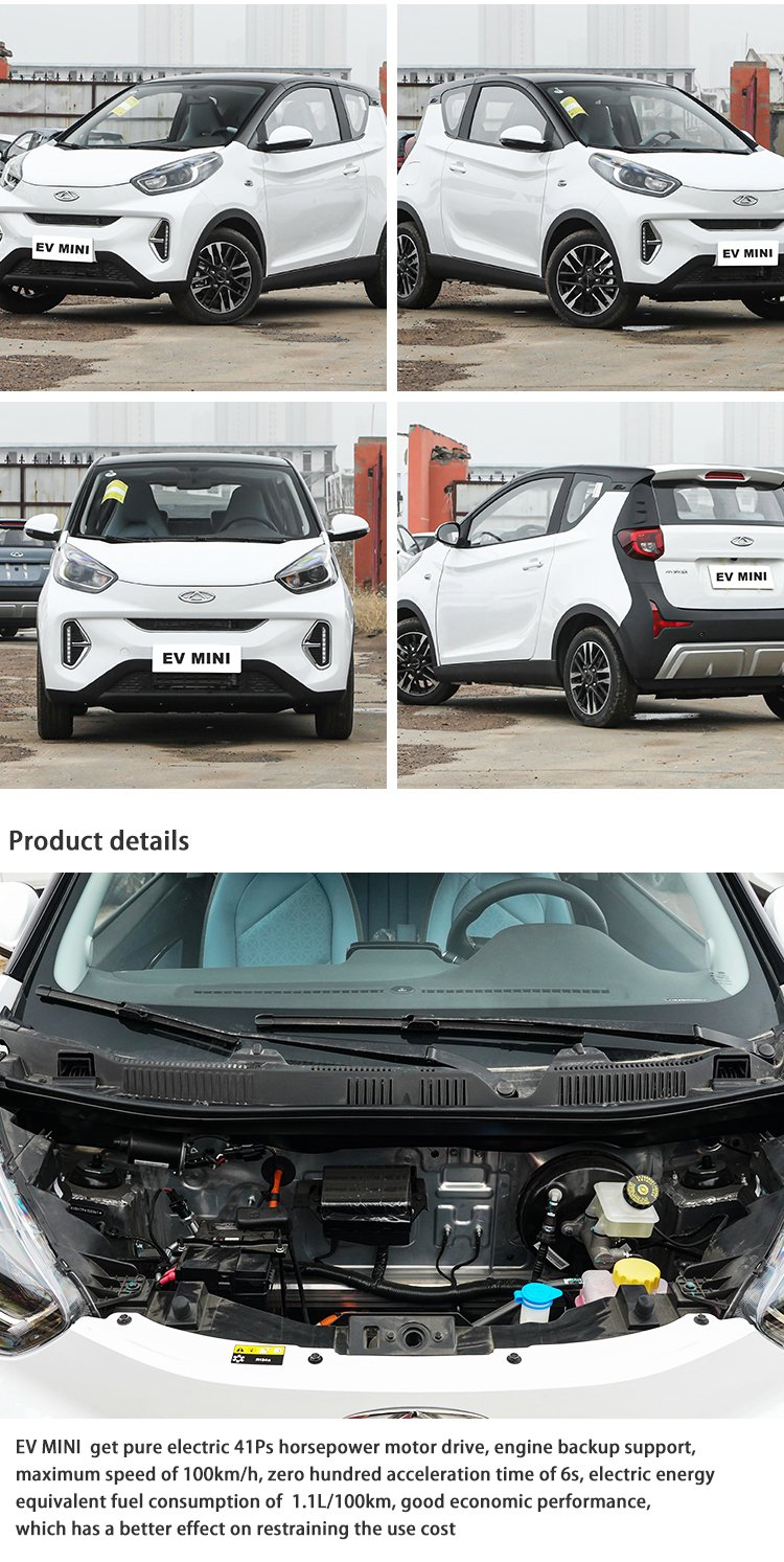 China Cheap New Energy Vehicles Chery Cars Mini EV Electric Car