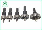 White Finished HSS Hole Saw , Fluted Teeth Metal Hole Saw Metal Drilling