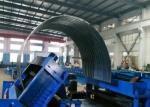 2 - 4mm Thickness silo Culvert Sheet Metal Roll Forming Machine With Track