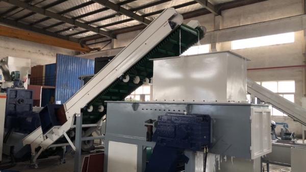Single Screw Plastic Pelletizing Recycling Machine PA Film Plastic Granulator