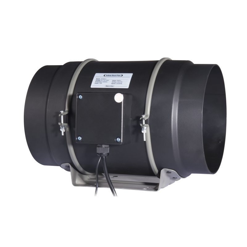 8 Inch WIFI Smart Air Filtration Kit Inline Duct Fan Carbon Filter Combo Cooling EC Motor Inline Duct Fan