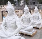 Large Marble Lord Shiva Statue Garden Life Size India God Buddha Sculpture