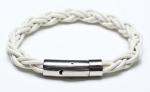 Leather Bracelet, Stainless Steel Clasp