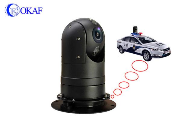 Vandal Proof Vehicle CCTV Camera car roor mounted PTZ Camera 1080P 20x optical