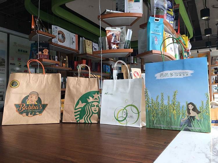 Custom Logo Card Boardpaper Bag For Clothing Shopping