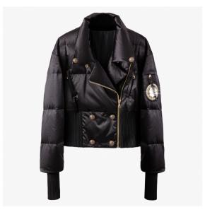 Quality 2020 Fashion Green Jacket Coat Women Waterproof Loose Coat Padded Short Jackets And Coats wholesale