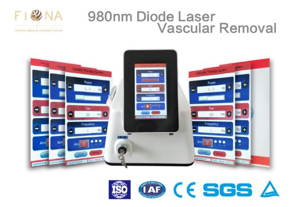Personal Care Laser Spider Vein Removal Machine , 980nm Diode Varicose Veins