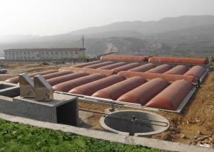 Quality Underground Installation Biogas Digester Tank featuring Red Mud Film PVC Mesh Cloth wholesale