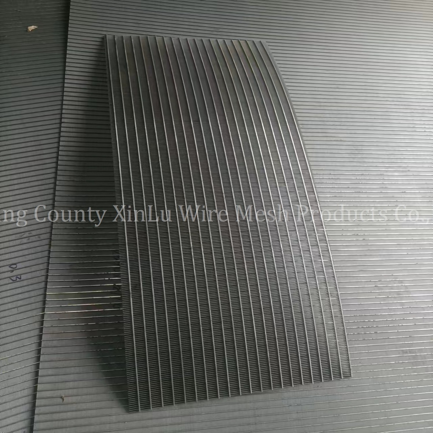 Johnson Static Wedge Wire Screen Mineral Processing SS316L Sieving Screen Mesh