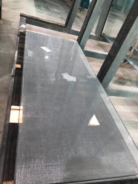 Flat Metalspurc Glass Metal Coated Mesh Fabric Customized Size