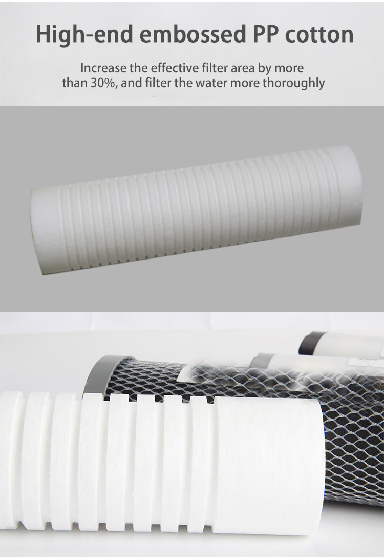 5 Micron 10 Inch Pp Big Fat Melt Blown Pp Filter Cartridge Used To Remove Sand White
