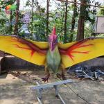 ISO 110VAC Realistic Dinosaur Animatronic Pterosaur Playground Equipment